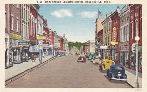 Tennessee Greeneville Main Street Looking North