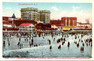 New Jersey Atlantic City View From Young's Ocean Pier