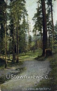 Woodland Park - Seattle, Washington WA Postcard