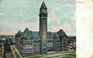 Canada City Hall Toronto Canada Vintage Postcard 07.80