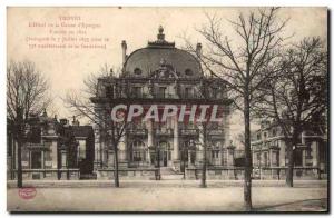 Old Postcard Troyes The Bank & # 39Hotel Caisse d & # 39Epargne