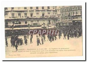 Nantes CPA Manifestations du 14 juin 1903 Le capitaine de gendarmerie Bandry ten