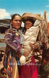 Navajo Family and Baby Indian Unused 