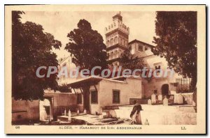 Postcard Old Algiers Marabout Sidi Abderhaman