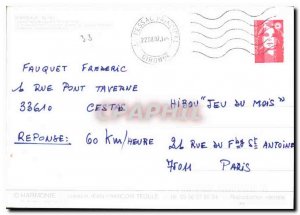 Postcard Modern Bell Bordeaux