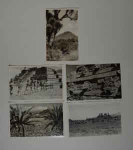 10 Mexico Real Photo Postcards in Envelope, Vintage Artistic Scenes of Mexico
