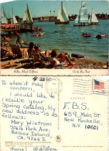 Balboa Island, California, On the Bay Front (11124)