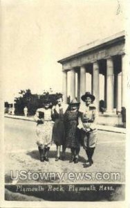 Real Photo - Plymouth Rock Mrs Raffu - Massachusetts MA