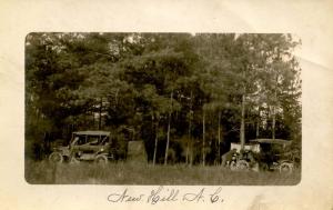 NC - New Hill. Road Trip circa 1920.   *RPPC