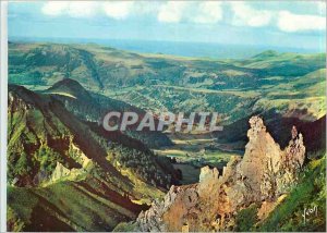 Modern Postcard Mont Dore 63 (Puy de Dome) and France Colors of light the pic...