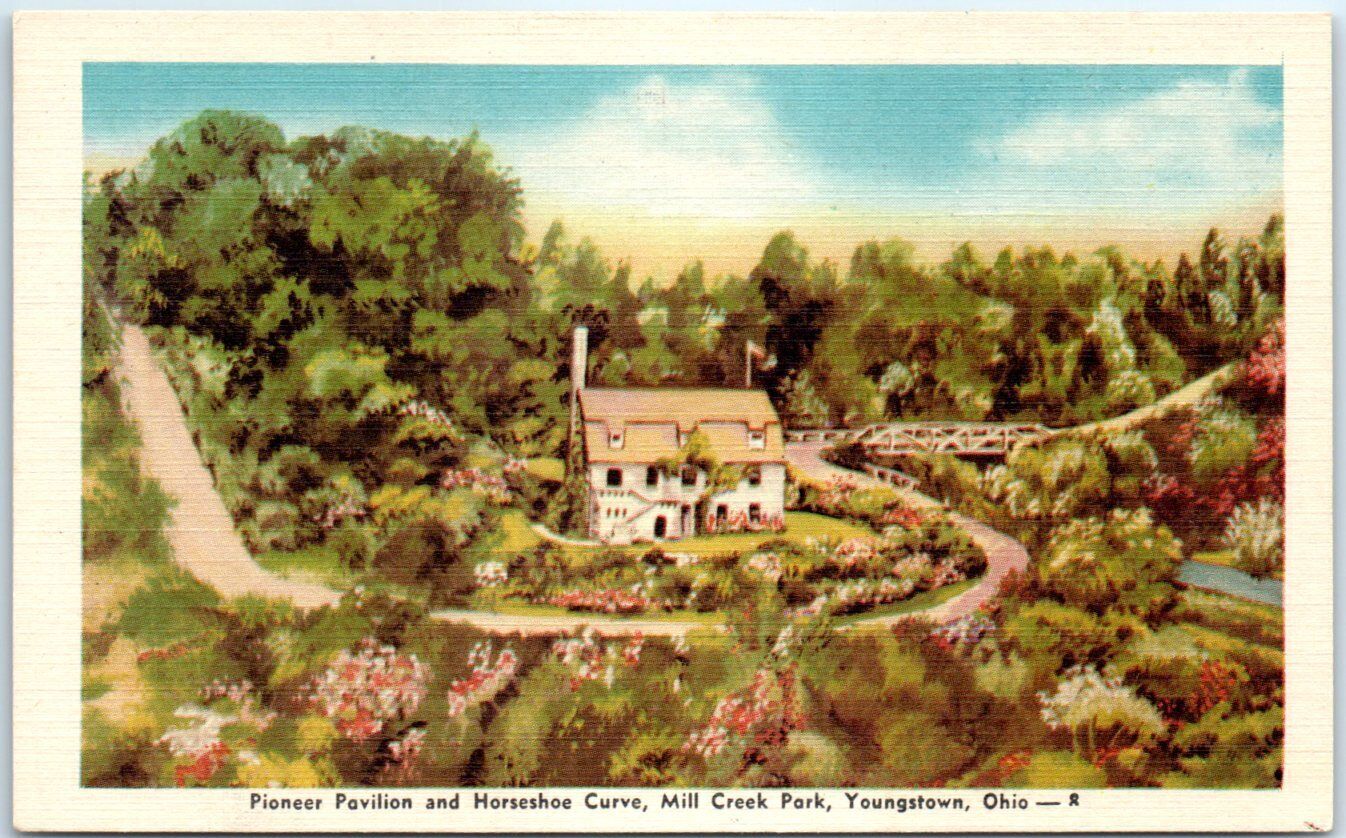 Pioneer Pavilion and Horseshoe Curve, Mill Creek Park Youngstown