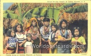 Family Group of Indians Republic of Panama Panama 1941 