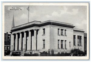 1940 Exterior View Post Office Building Huntington Pennsylvania Vintage Postcard