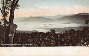 LAND OF THE SKY NORTH CAROLINA~PISGAH FROM EAGLES NEST~1900s POSTCARD