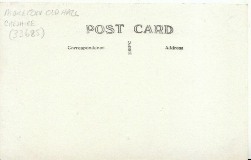 Cheshire Postcard - Moreton Old Hall - [Dining Room] - Ref TZ10524