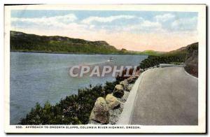Postcard Old Approach To Oneonta Bluffs Columbia River Highway Oregon
