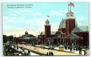1920s TORONTO CANADIAN NATIONAL EXHIBITION GOVERNMENT BUILDING POSTCARD P1807