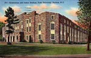 North Carolina Durham Gymnasium and Indoor Stadium Duke University 1944 Curteich