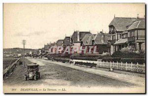 Old Postcard Deauville Terrace