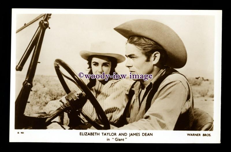 b6337 - Film Actor - James Dean & Liz Taylor - postcard Picturegoer No.D.903