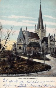 NORWAY NORGE~TRONDHJEMS DOMKIRKE~1900s POSTCARD
