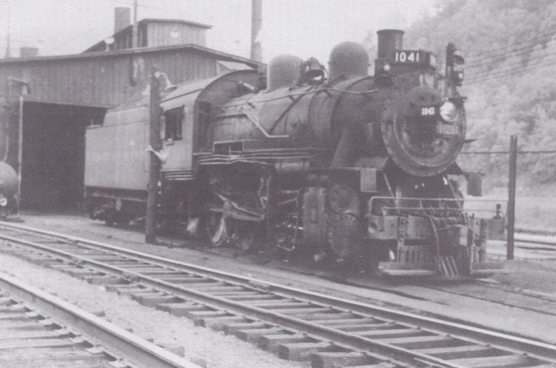 Trains Locomotive Engine 1041 Over Repair Pit At Thurmond West Virginia