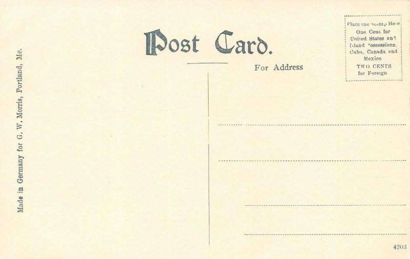 LP30  Naples Maine Lake Front   Postcard 