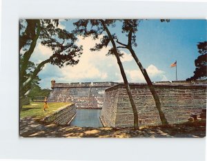 Postcard Castillo De San Marcos National Monument St. Augustine Florida USA