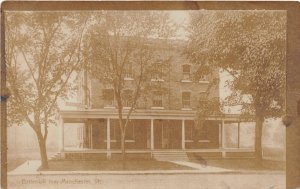 F86/ Manchester Vermont RPPC Postcard 1917 Battonkill Inn Building