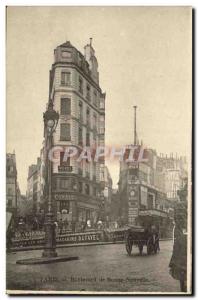 Old Postcard Paris Boulevard Bonne Nouvelle