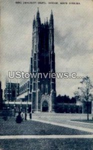 Duke University Chapel in Durham, North Carolina