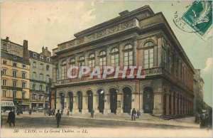 Old Postcard Lyon Grand Theater