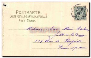 Old Postcard Fantasy Landscape Sheep