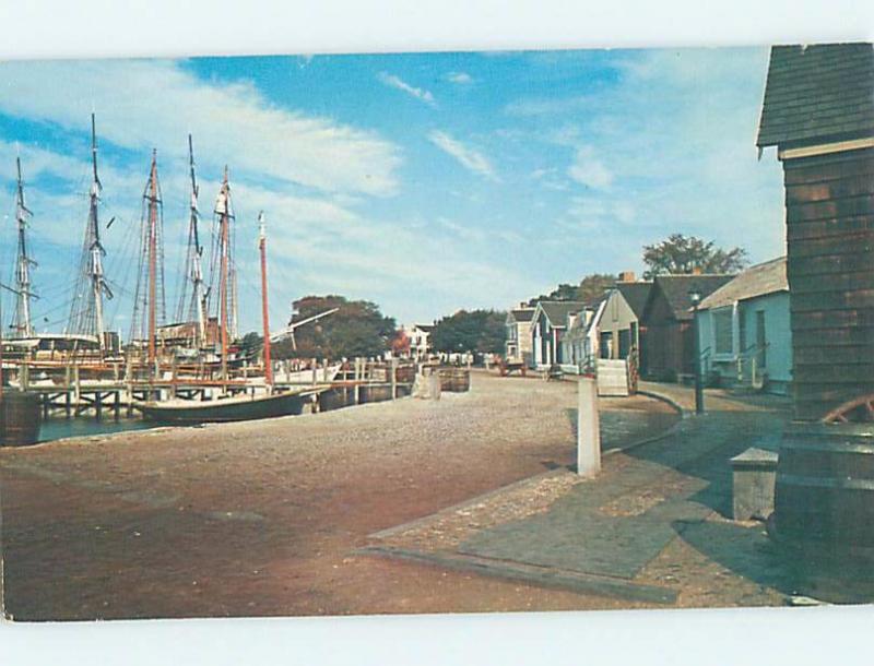 Unused Pre-1980 STREET SCENE Mystic Connecticut CT hp1557