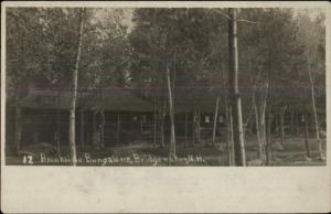 Bridgewater NH Brookside Bungalows c1915 Real Photo Postcard