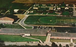 Aerial View Lincoln High School Vocational Building Gymnasium Vintage Postcard