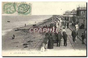 Old Postcard Luc Sur Mer Sur La Digue