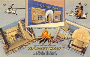 Covered Wagon Covered Wagon  - Minneapolis, Minnesota MN Postcard