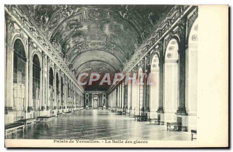 Old Postcard Palace of Versailles The Ice Room