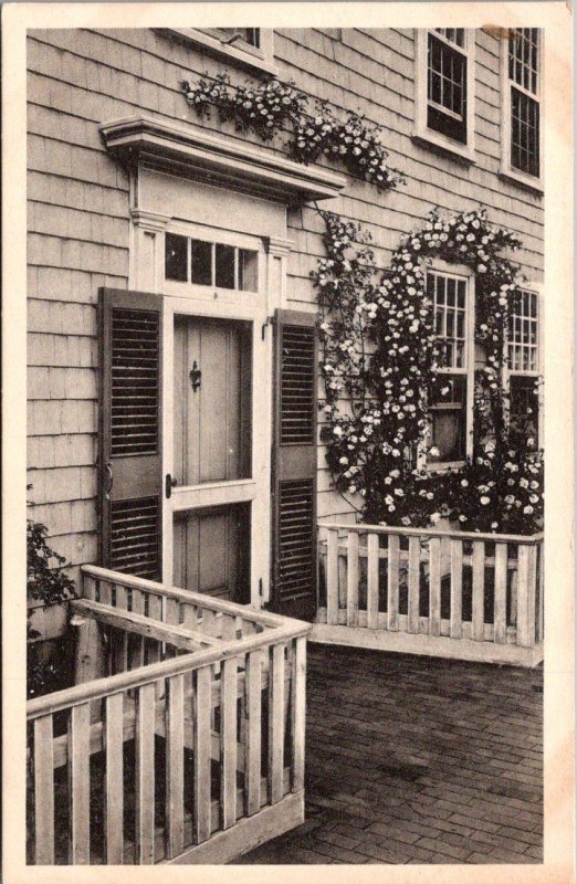 Massachusetts Nantucket Doorway On Milk Street
