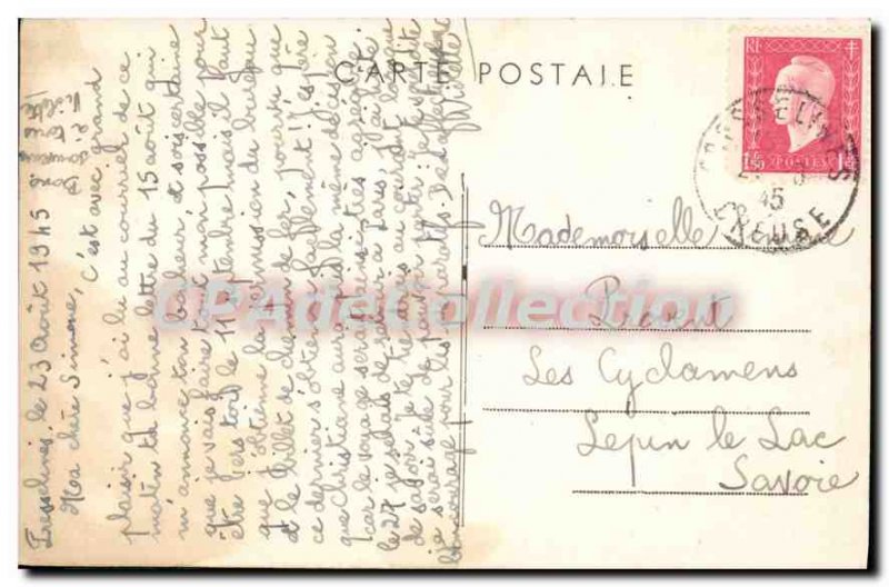 Old Postcard Fresselines Chateau De Puy Guillon