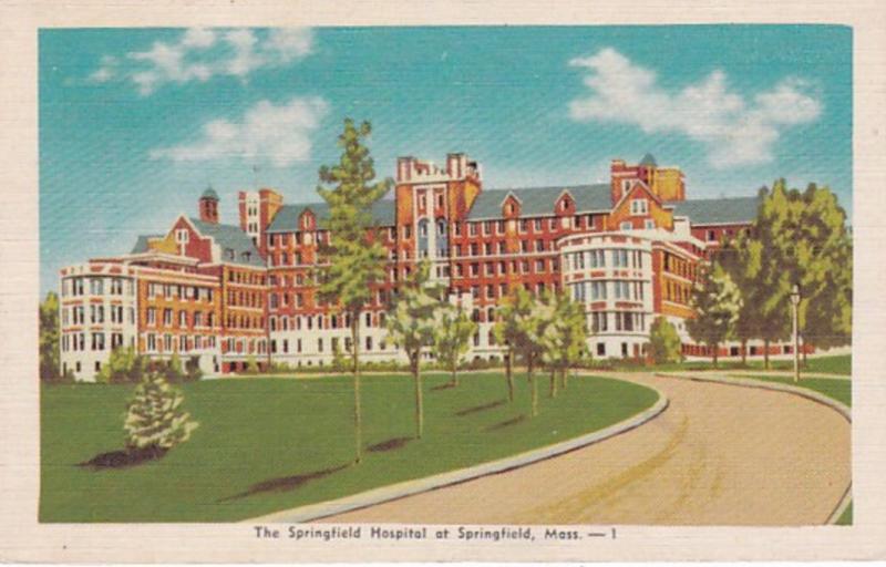 Massachusetts Springfield The Springfield Hospital 1949