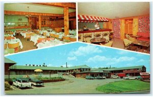 TOWANDA, PA Pennsylvania ~ Roadside TOWANDA MOTEL & Restaurant 1967 Postcard