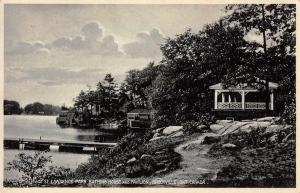 Brockville Ontario Canada St Lawrence Bathing House Antique Postcard J57433 