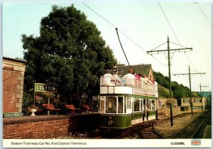 Seaton Tramway Car No. 8 at Colyton Terminus - Devon, England M-17118