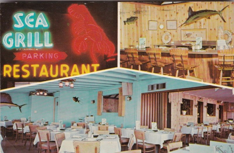 Florida Fort Lauderdale Sea Grill Restaurant N E 4th Avenue 1970 sk2379