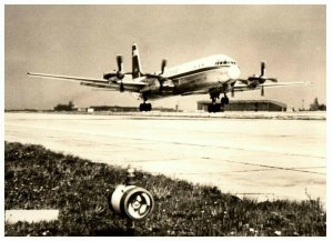 Interflug Approaching At Berlin Airline Issued RPPC Postcard-