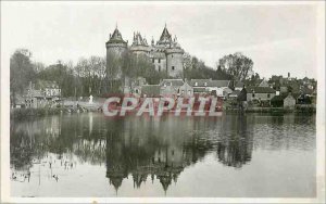 Postcard Modern Combourg Chateau and the Pond