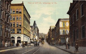 Wheeling West Virginia c1910 Postcard View of 12th Street