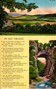 Virginia Poem In Old Virginia